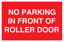 no-parking-in-front-of-roller-door~